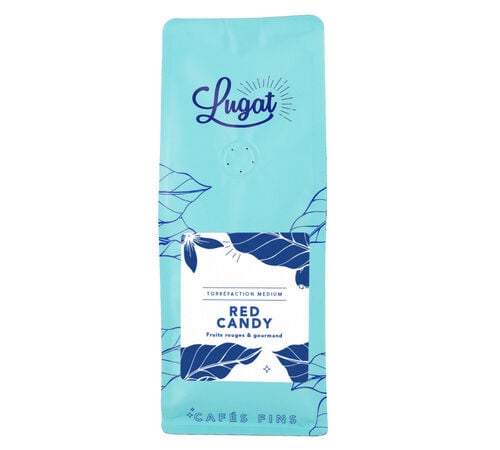 Lugat - Caff&egrave; in chicchi - Red Candy - 250 g