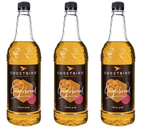 Lot de 3 Sirops Pain d'&eacute;pice 3 x 1L - SWEETBIRD
