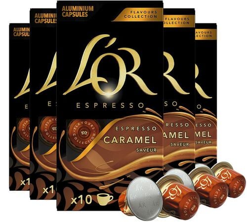 50 capsules compatibles Nespresso* Original Caramel - L'OR ESPRESSO