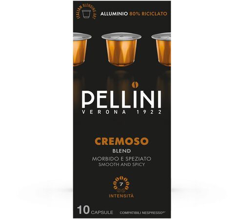 10 Capsules compatibles Nespresso* Original - Cremoso - PELLINI