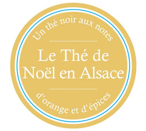 Th&eacute; Noir No&euml;l en Alsace - Vrac 100g - COMPTOIR FRAN&Ccedil;AIS DU TH&Eacute; image number 1