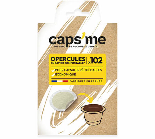 102 opercules compatibles Nespresso* Original rechargeables - CAPS ME