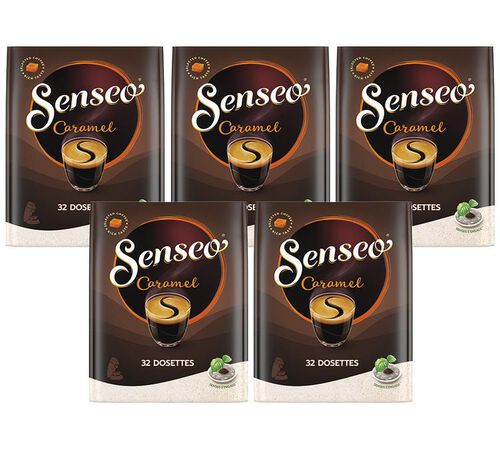 160 dosettes souples saveur caramel  - SENSEO
