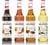 Pack d&eacute;couverte Sirops Monin (Caramel Sal&eacute;, Vanille, Sp&eacute;culoos, Chocolat Cookie) - 4x70cl image