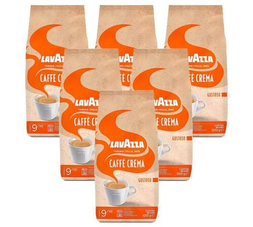 Lavazza - Caff&egrave; Crema Gustoso Kaffeebohnen 6 x 1 kg