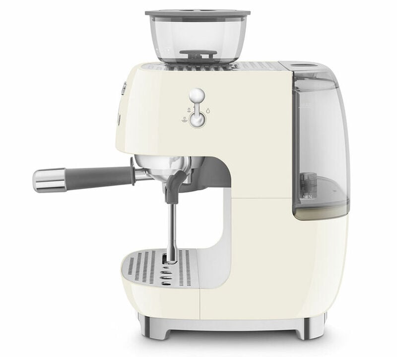 Machine expresso SMEG EGF03CREU Cr&egrave;me Ann&eacute;es 50 avec moulin int&eacute;gr&eacute; image number 1