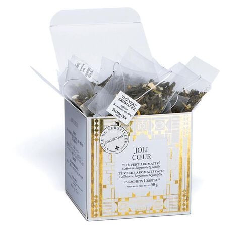 Th&eacute; vert Joli c&oelig;ur - 25 sachets - DAMMANN FR&Egrave;RES