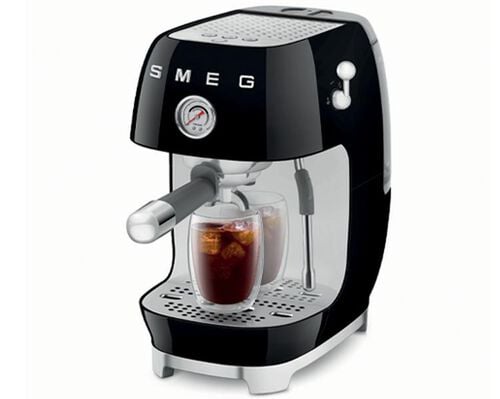 Smeg - Siebtr&auml;germaschine ECF03BLEU - Schwarz mit Cold Brew-Funktion image number 1