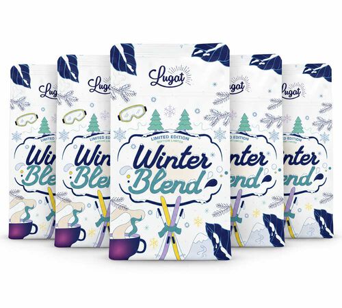 Lugat - Winter Blend - Kaffeebohnen 5 x 200 g