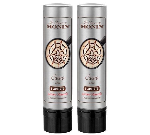 Lot de 2 sauces cacao pour d&eacute;coration 150 ml - L'Artiste de MONIN image number 0