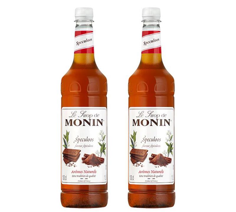 Sirop Monin saveur Speculoos - Bouteille plastique - 2 x 1L image number 0