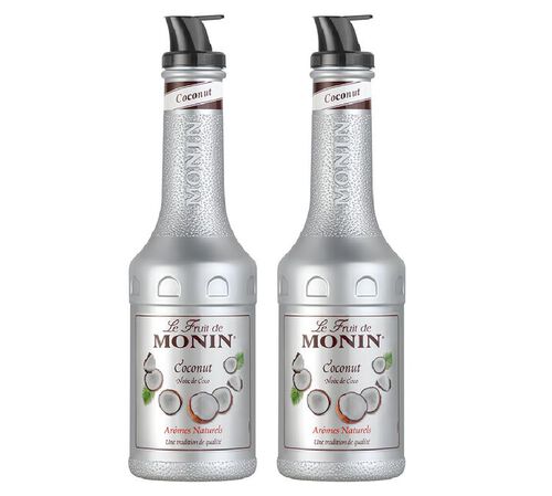 Lot de 2 pur&eacute;es de fruits 1L - Coco - MONIN