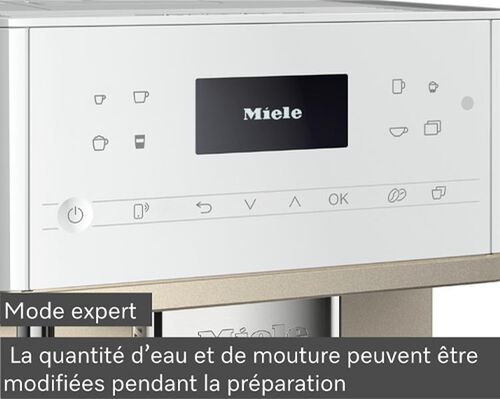 Expresso Broyeur MIELE CM6360 MilkPerfection BB CleanSteelMetallic image number 4