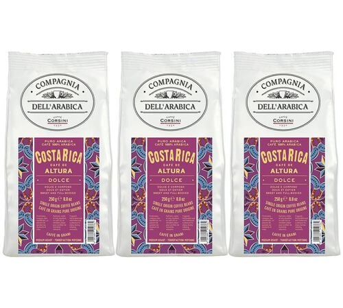 3 x250 g - Caf&eacute; en grain - Costa Rica - CORSINI