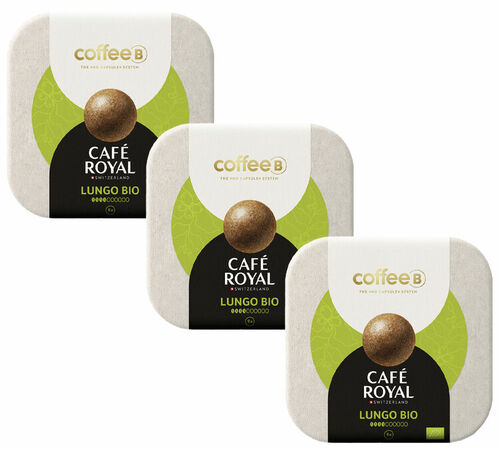27 Boules de caf&eacute; Lungo Bio Compatible CoffeeB - CAF&Eacute; ROYAL