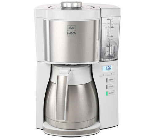 Cafeti&egrave;re blanche Melitta Look V Therm Timer 1025-17 blanche