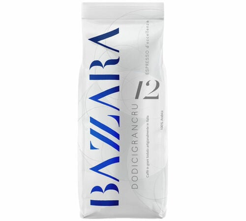1 kg - Caf&eacute; en grain - Dodicigrancru 100% Arabica - BAZZARA