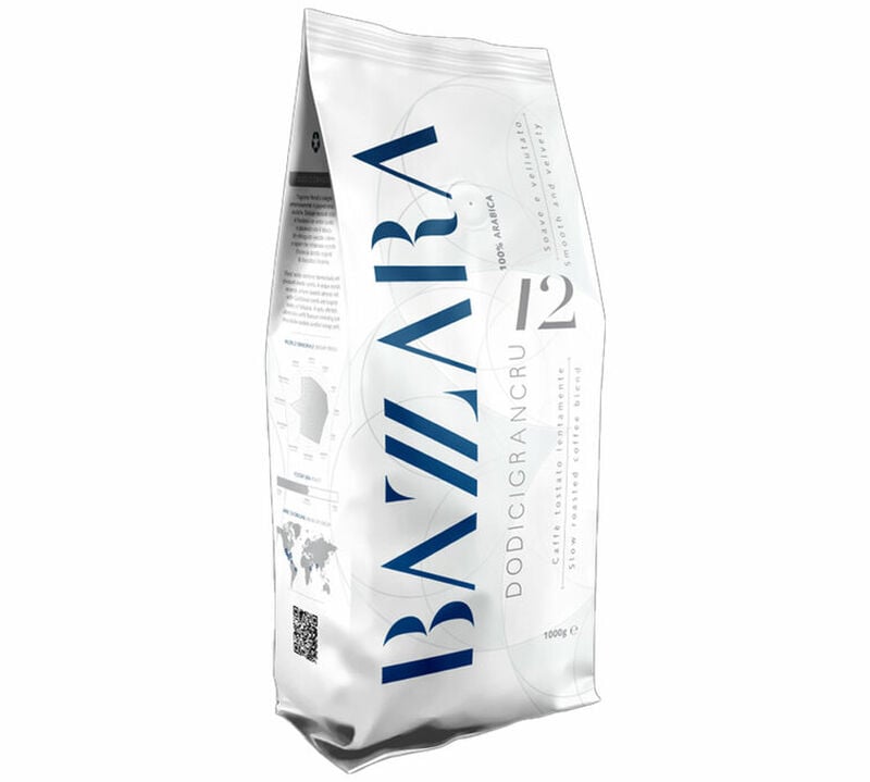 1 kg - Caf&eacute; en grain - Dodicigrancru 100% Arabica - BAZZARA image number 3