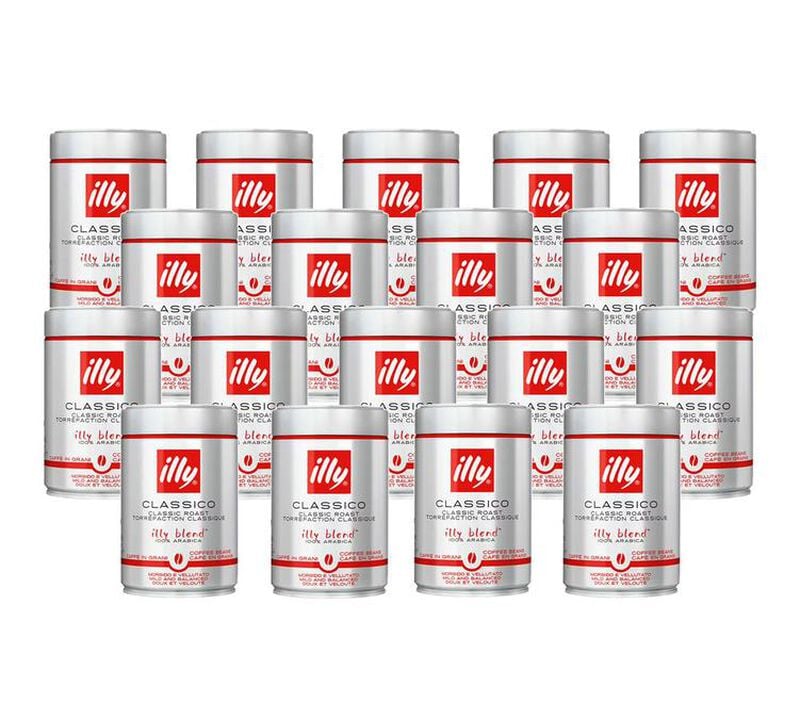 Illy Classico Espresso Coffee Beans - 18 x 250g tin image number 0