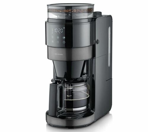 Cafeti&egrave;re filtre avec broyeur KA4830 verseuse en verre - SEVERIN