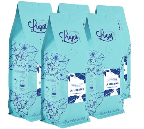 5 Kg Caf&eacute; en grain Guatemala La Libertad - Lugat