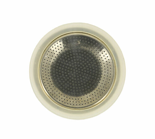 Kit Filtre inox + Joint en silicone PYLANO pour cafeti&egrave;re Italienne Kiara 9 tasses
