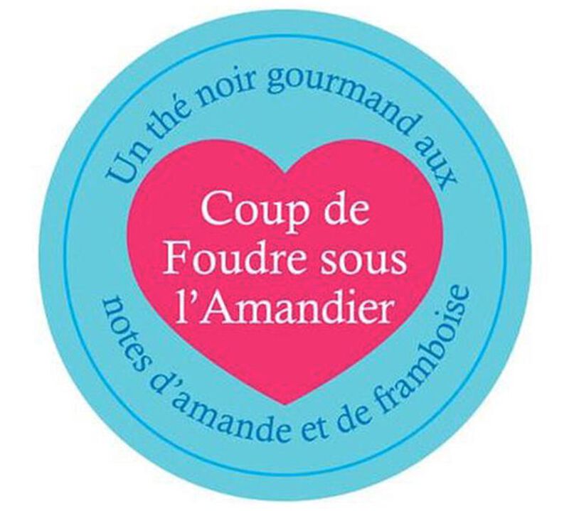 Th&eacute; Noir Coup de Foudre sous l'Amandier - Vrac 100 g - COMPTOIR FRAN&Ccedil;AIS DU TH&Eacute; image number 2