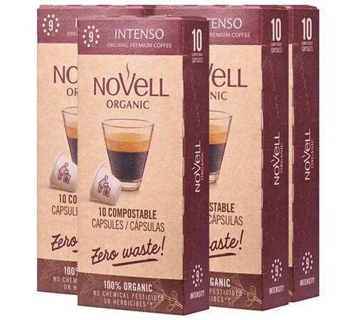 50 capsules compatibles Nespresso&reg; Intenso Bio &ndash; NOVELL