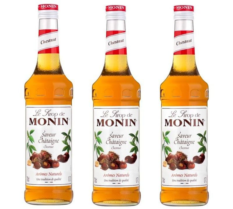 Sirop Ch&acirc;taigne 3 x 70cl - MONIN image number 0