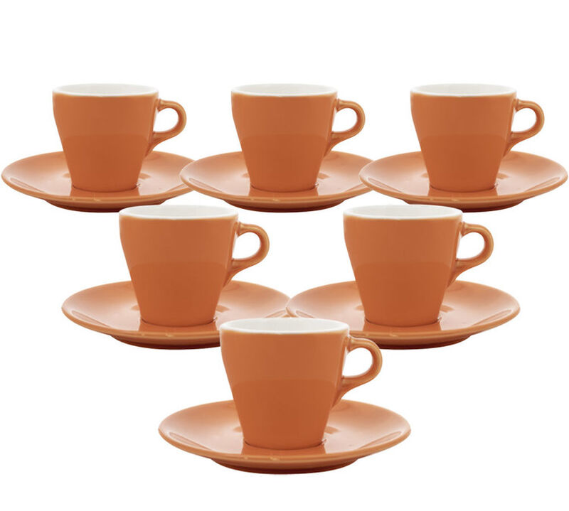 Tasses - ORIGAMI - tasses et sous-tasses espresso orange 9cl image number 0