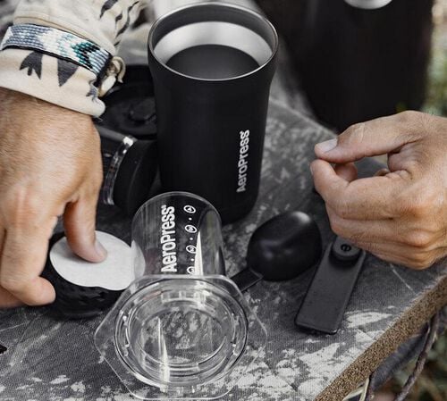 Aeropress Go Plus Portable Coffee Maker - Black image number 3