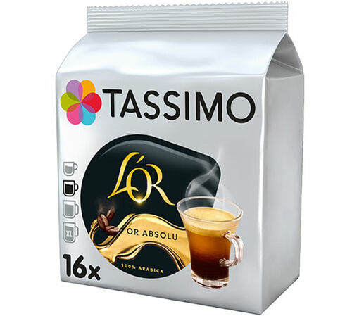Tassimo pods L'Or Absolu x 16 T-Discs image number 1
