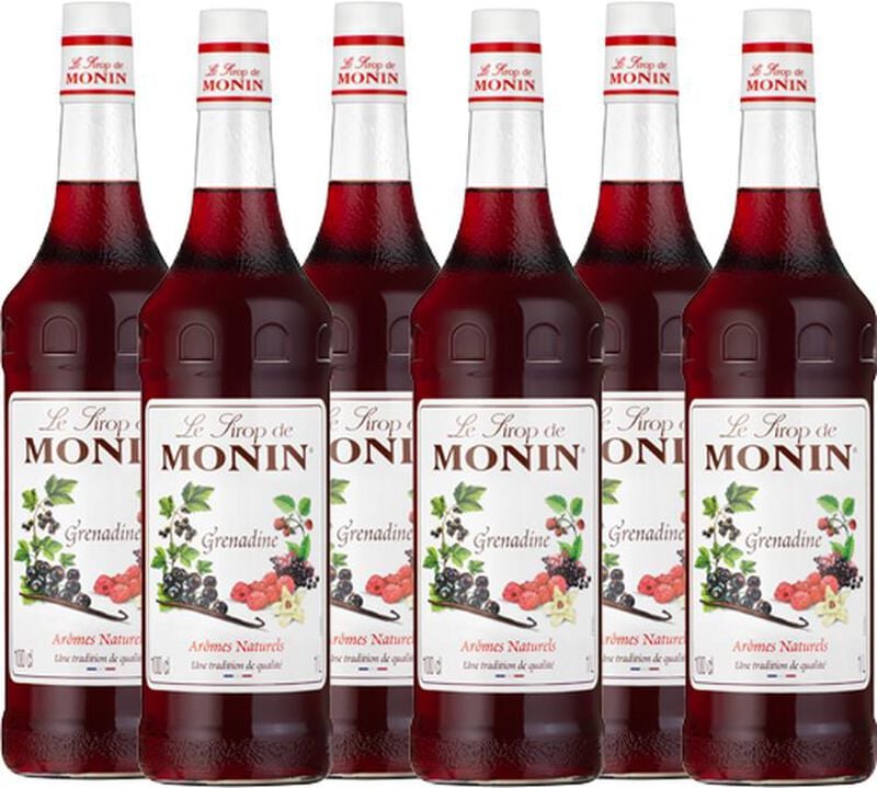 Sirop Monin - Grenadine - 6 x 1 L image number 0