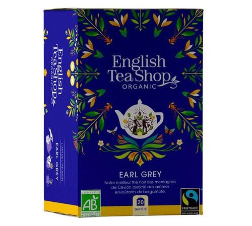 English Tea Shop Organic Earl Grey Black Tea -  20 sachets