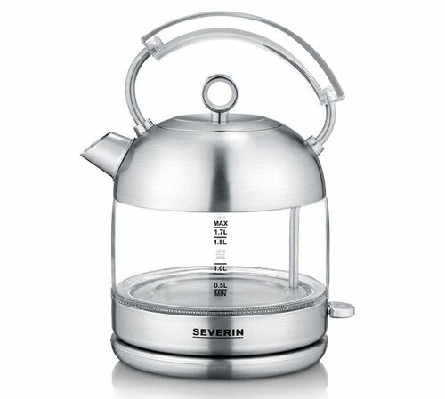 Bouilloire &eacute;lectrique WK3459 verre et inox - 1.7 L - SEVERIN image number 0