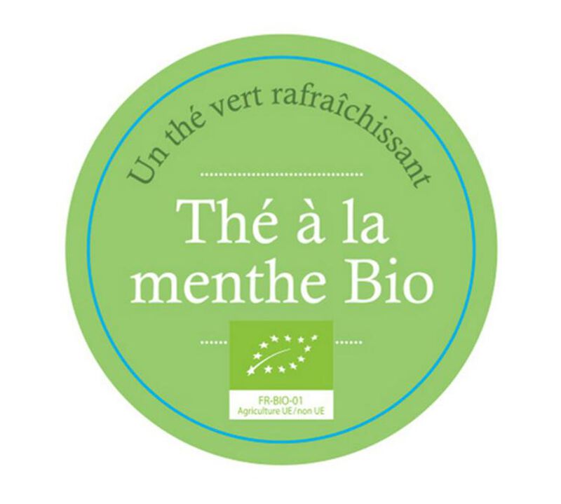 Th&eacute; vert Th&eacute; &agrave; la Menthe Bio - Vrac 200 g - COMPTOIR FRAN&Ccedil;AIS DU TH&Eacute; image number 1