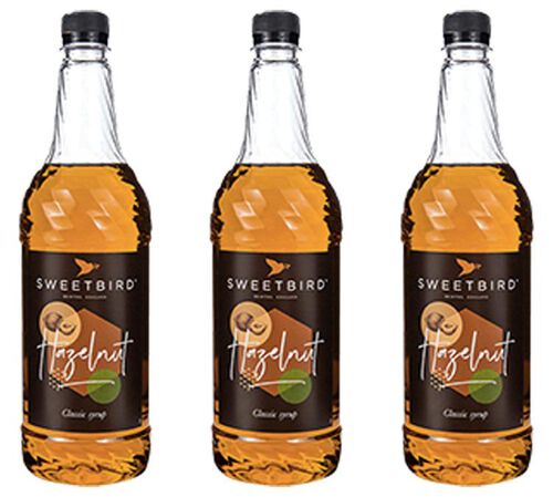 Lot de 3 Sirops - Noisette - 3 x 1L SWEETBIRD
