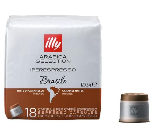 18 Capsules Iperespresso Arabica Selection Br&eacute;sil - Illy