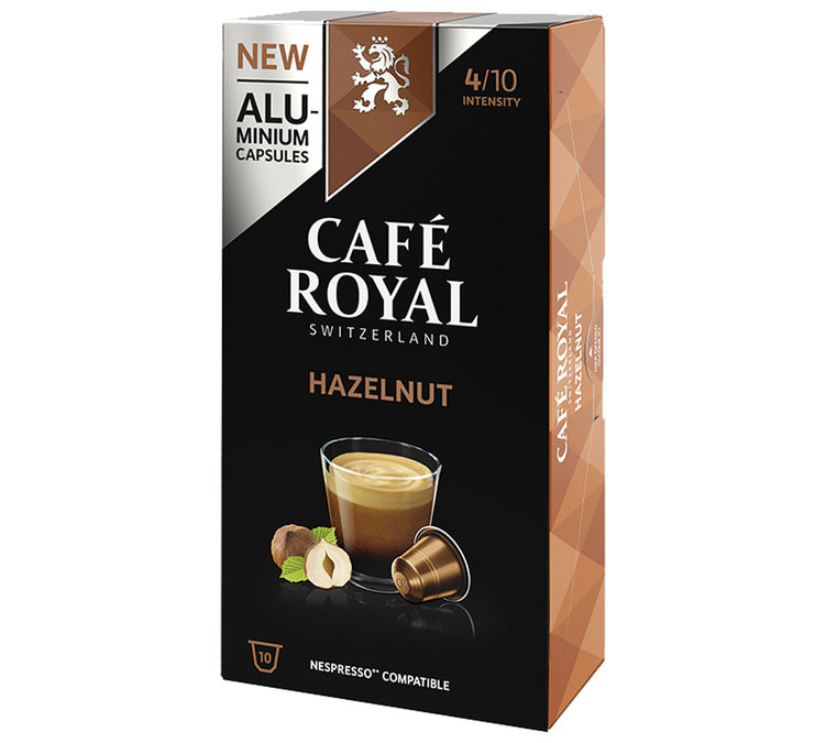 Café Royal Hazelnut aluminium Nespresso® Compatible Pods x10