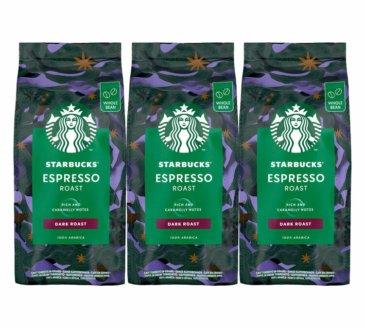Starbucks coffee beans Espresso Roast 3 x 450g