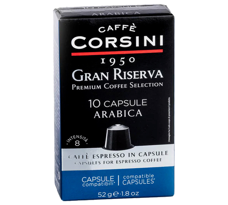 Caffè Corsini Gran Riserva Arabica Nespresso* Original Comaptible Pods