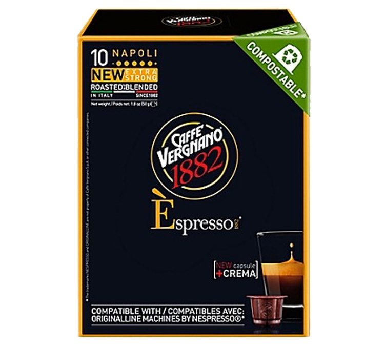 Caffé Vergnano Espresso Napoli Nespresso® Compatible Pods x10