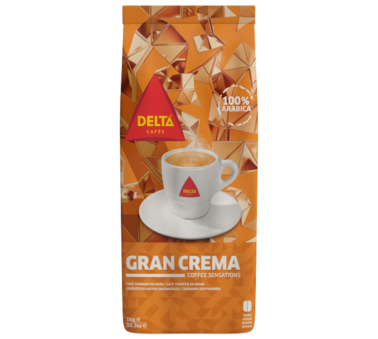 Delta Cafés Gran Crema Coffee Beans 1kg