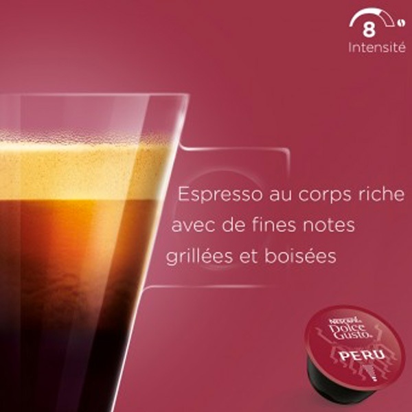 Nescafé Dolce Gusto pods Peru Espresso Organic x 12 coffee pods