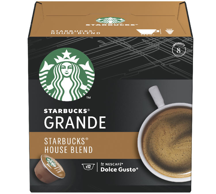 Starbucks Dolce Gusto pods House Blend Grande x 12 coffee pods