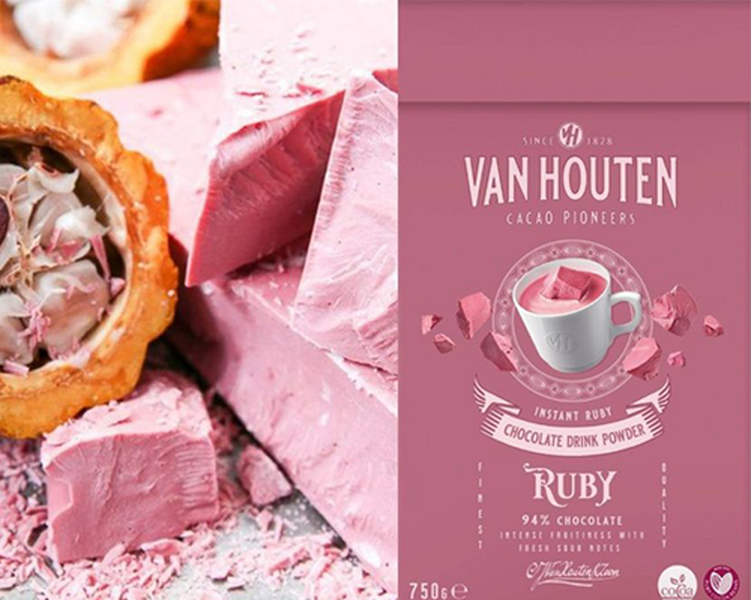 Ground Chocolate Ruby 750g Van Houten