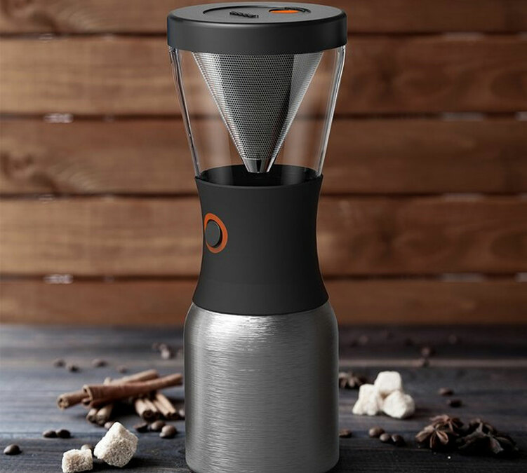 Cold Brew Coffee Maker in Silver ASOBU 1L