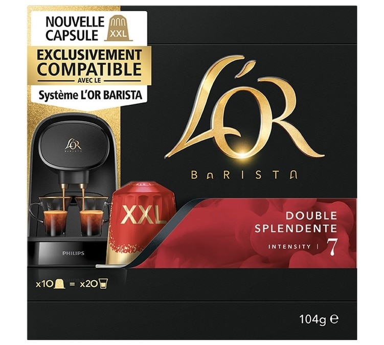 Capsule réutilisable L'OR Barista Double XXL 100% inox par Cafecolo™ –  Caf'écolo