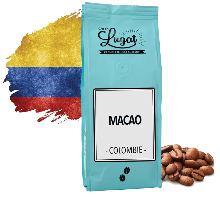 250g La Esperanza Colombian coffee beans, by Cafés Lugat