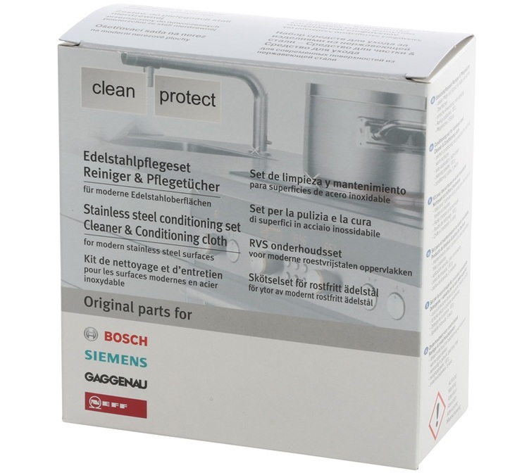 Bosch Stainless steel conditioning set